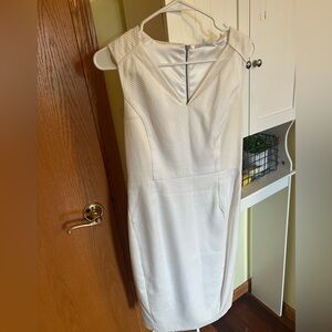 Tahari White Dress